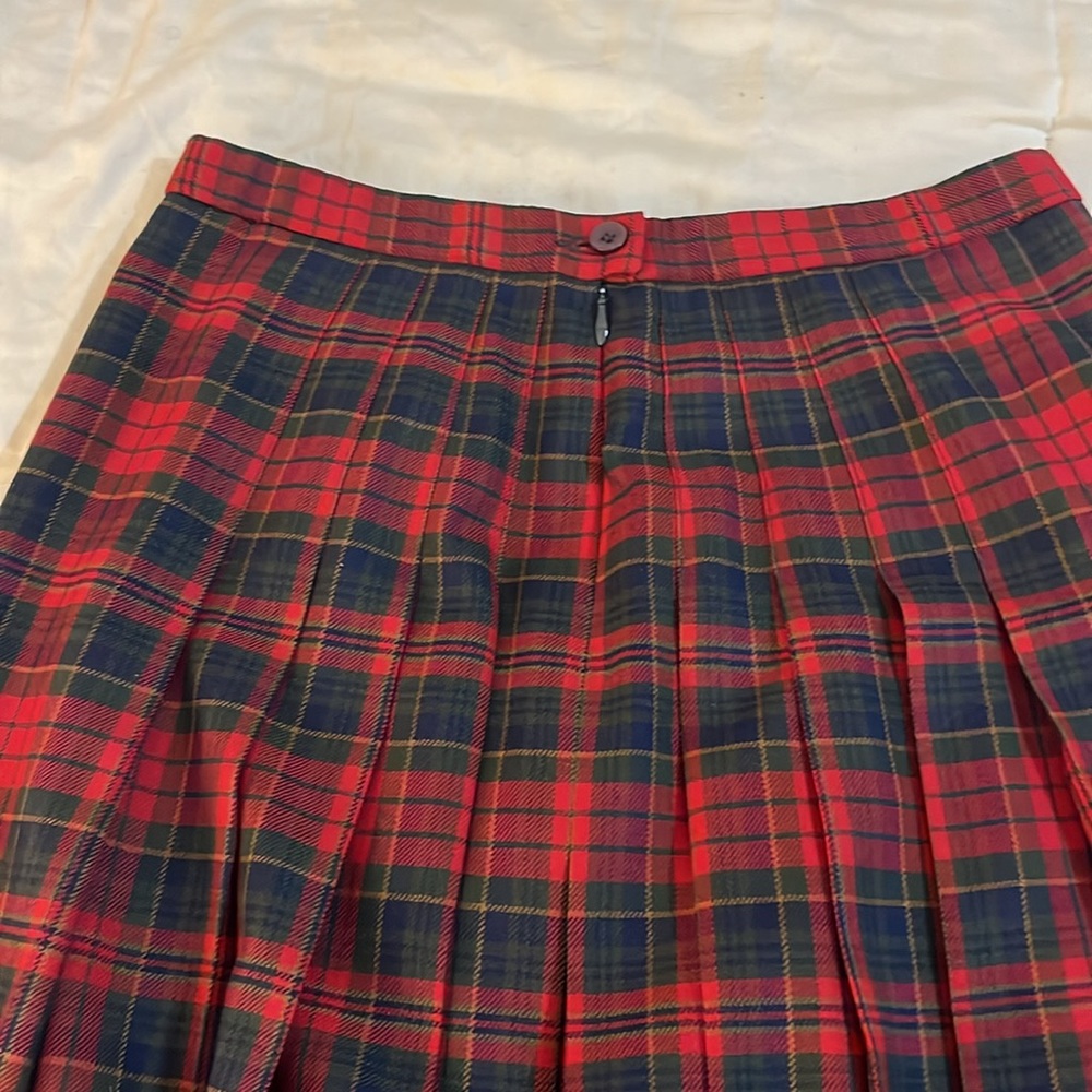 Pendleton 100% Wool Plaided Skirt Size 12 - Picture 3 of 8